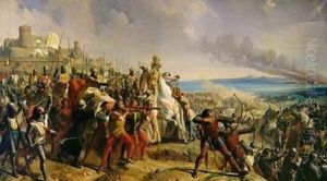 Th Battle of Montgisard by Charles-Philippe Lariviere