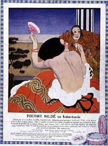 Advertisment for Nilde powder by Loys