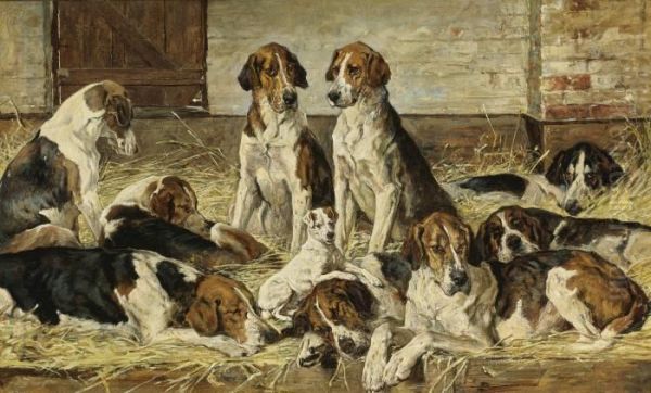 Hounds At Rest - view 1