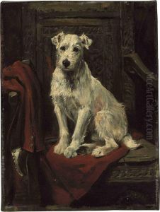 Lord Edward Seated On His Master's Coat Lord Edward Seated On His Master's Coat