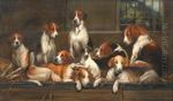 Group Of Hounds - view 1