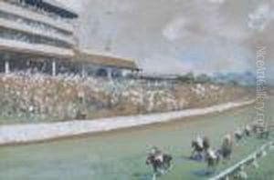 Horse Racing Scene