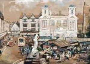 The Market, Kingston Upon Thames by John Emms