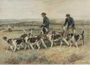 Walking The Hounds by John Emms