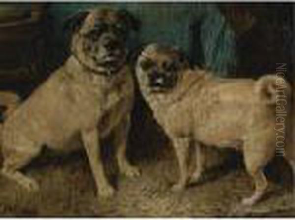 A Pair Of Pugs - view 1