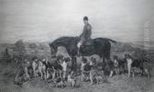 A Huntsman With A Pack Of Hounds - view 1