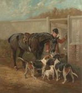 The End Of The Day: A Huntsman Returning To Kennels