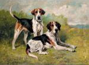 Hounds Resting by John Emms