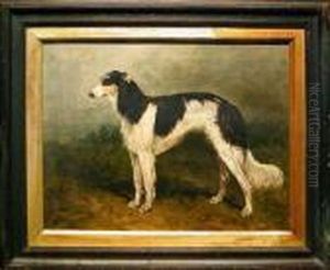 Borzoi In A Landscape Borzoi In A Landscape