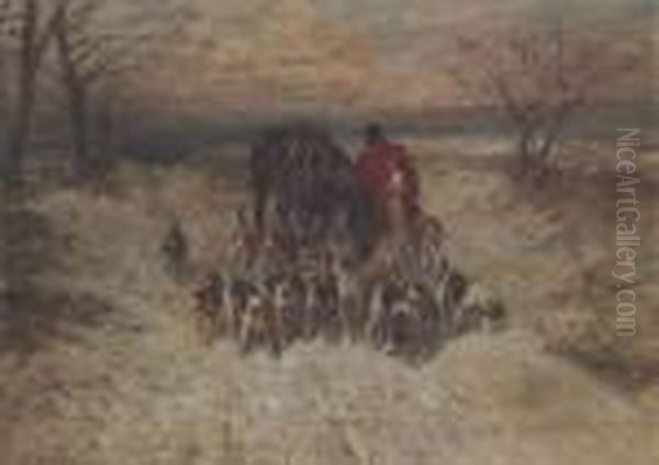 Hounds In The Snow - view 1