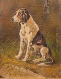 French Fox Hound by John Emms