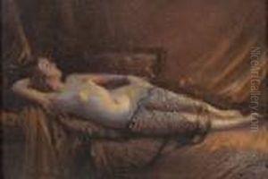 Liegender Weiblicher Akt by Delphin Enjolras