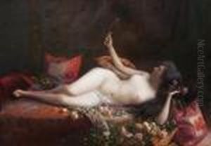 Nu Sur Le Divan by Delphin Enjolras