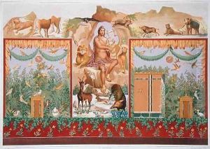 Orpheus Taming the Animals