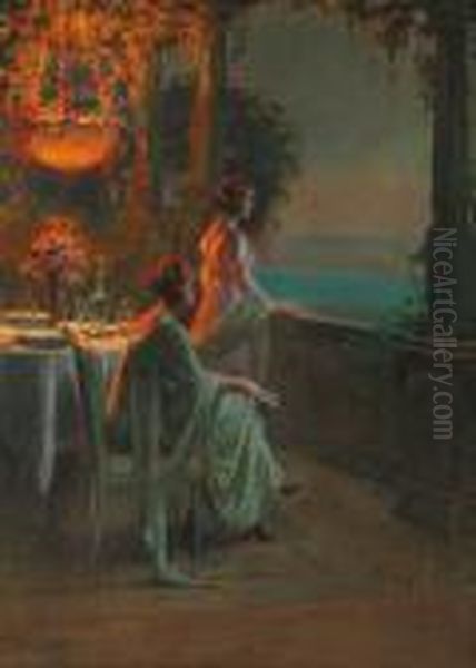 Le Soir Sur La Terrasse - view 1