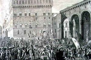 The Morning of the 3rd of June 1799 when the Florentine People Celebrated the Raising of the Grand Ducal Arms by Lasinio, Carlo