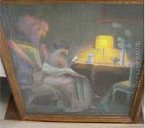 Femme A Sa Lecture by Delphin Enjolras
