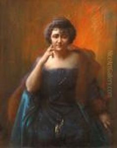 Portrait D'une Elegante by Delphin Enjolras