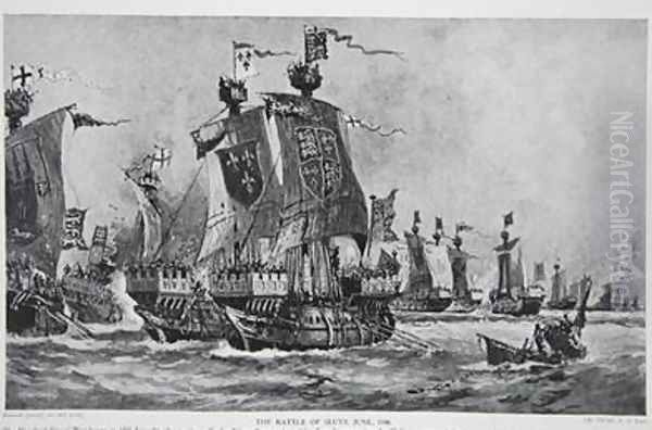 The Battle of Sluys - view 1
