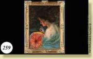 Jeune Femme Au Lampion by Delphin Enjolras