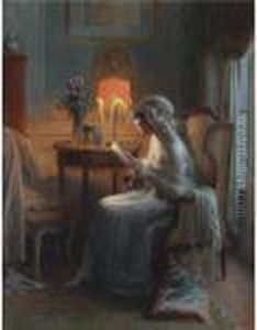 Reading A Letter by Delphin Enjolras
