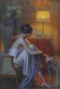 Le Deshabille Sous La Lampe by Delphin Enjolras