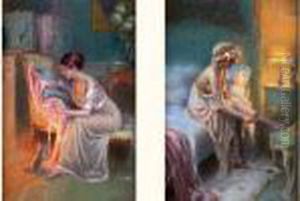 Femme Assise Sur Un Lit by Delphin Enjolras