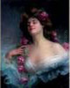 Elegante A La Guirlande De Roses