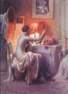 Femme Dans Son Boudoir by Delphin Enjolras