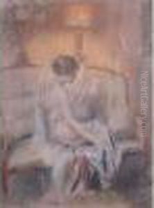 Jeune Femme A La Lecture by Delphin Enjolras