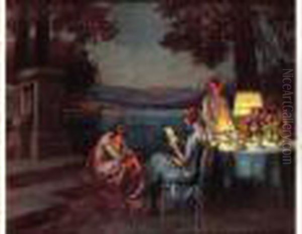 Le Soir Au Jardin. - view 1