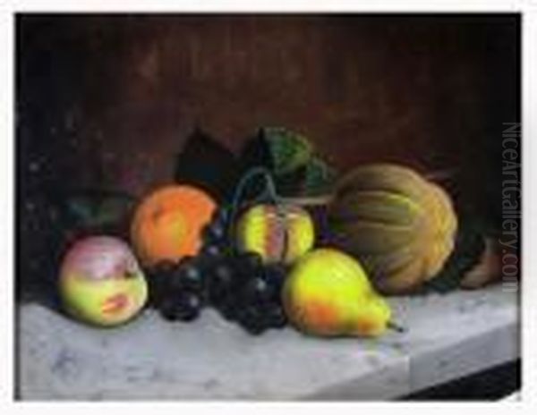 Still-life With Fruit On Table - view 1