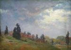 Sunlit
Landscape by John Joseph Enneking