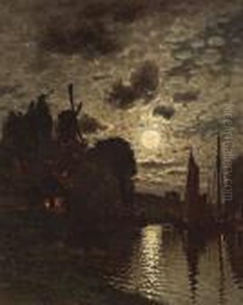 Moonlit Harbor - view 1