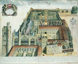 New College Oxford 2 by David Loggan