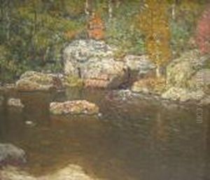 Trout Brook by John Joseph Enneking