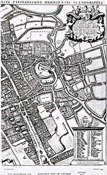 Loggans map of Oxford Western Sheet - view 1