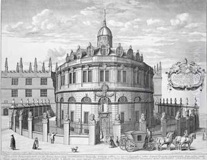 Sheldonian Theatre Oxford by David Loggan