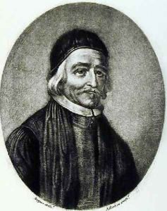 Portrait of Dr Thomas Bailey by David Loggan