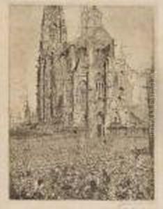 La Cathedrale (premiere Planche) by James Ensor