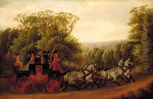 The Birmingham to Warwick Royal Mail coach - view 1