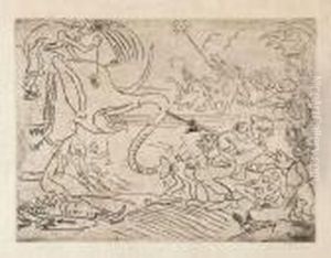 La Blague De L'elephant by James Ensor