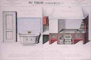 Kitchen and bathroom designs by E. Le Baron