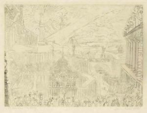 La Prise D'une Ville Etrange by James Ensor