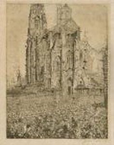 La Cathedrale (1ere Planche) by James Ensor