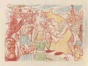 Scenes De La Vie Du Christ, Galerie Giroux, Brussels by James Ensor