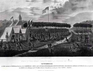 View of the Great Treaty Held at Prairie du Chien by James Otto Lewis