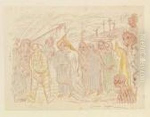 The Road To Calvary by James Ensor