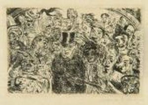 Masques Intrigues by James Ensor