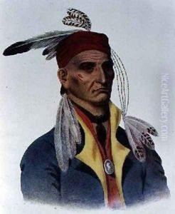 Shin-ga-ba WOssin or Image Stone a Chippeway Chief